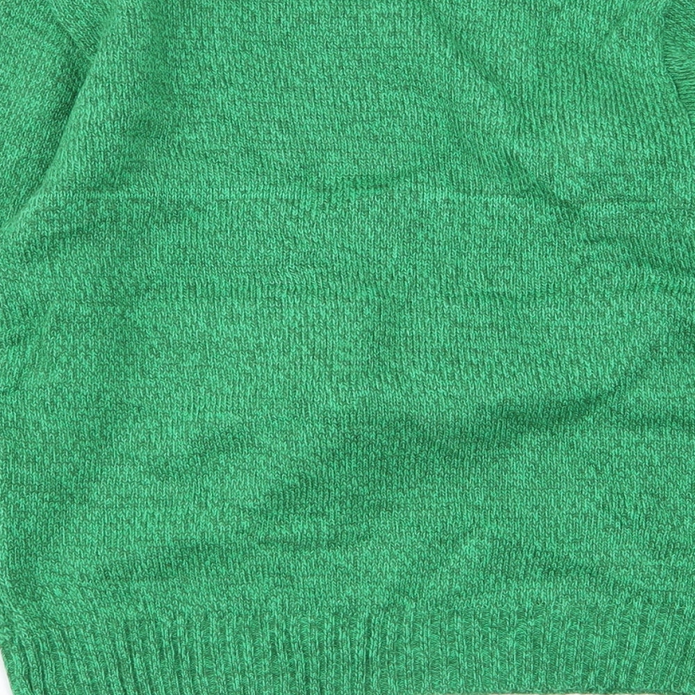festive fun Boys Green   Pullover Jumper Size 7-8 Years  - christmas