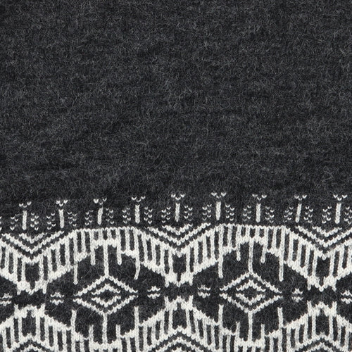 FOREVER 21 Womens Grey Geometric  Pullover Jumper Size L