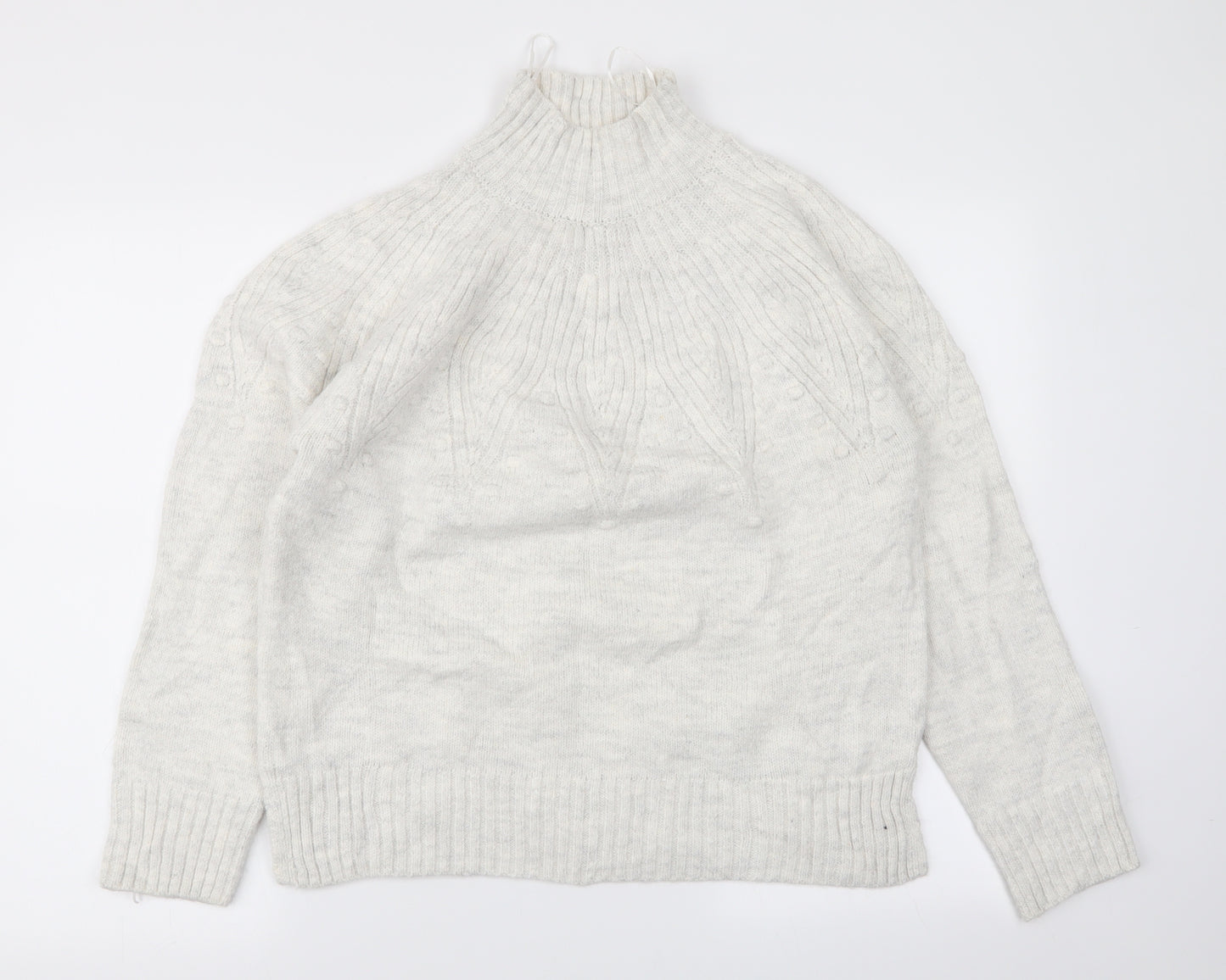 M&S Womens White   Pullover Jumper Size M