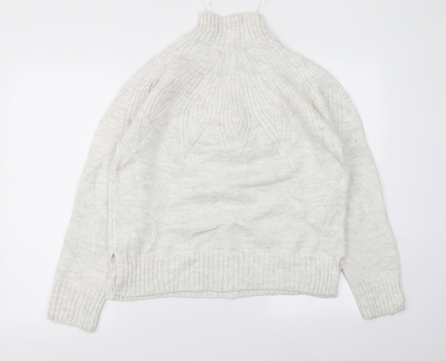 M&S Womens White   Pullover Jumper Size M