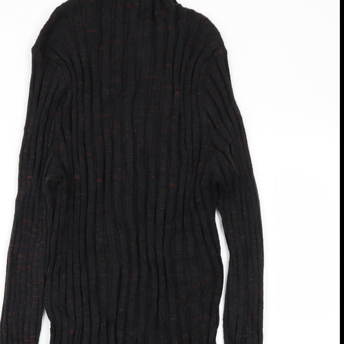 Topshop Womens Black   Basic T-Shirt Size L