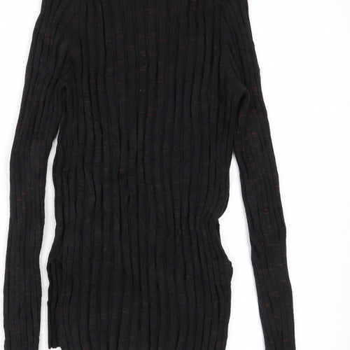 Topshop Womens Black   Basic T-Shirt Size L
