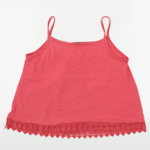George  Girls Pink   Basic T-Shirt Size 11-12 Years