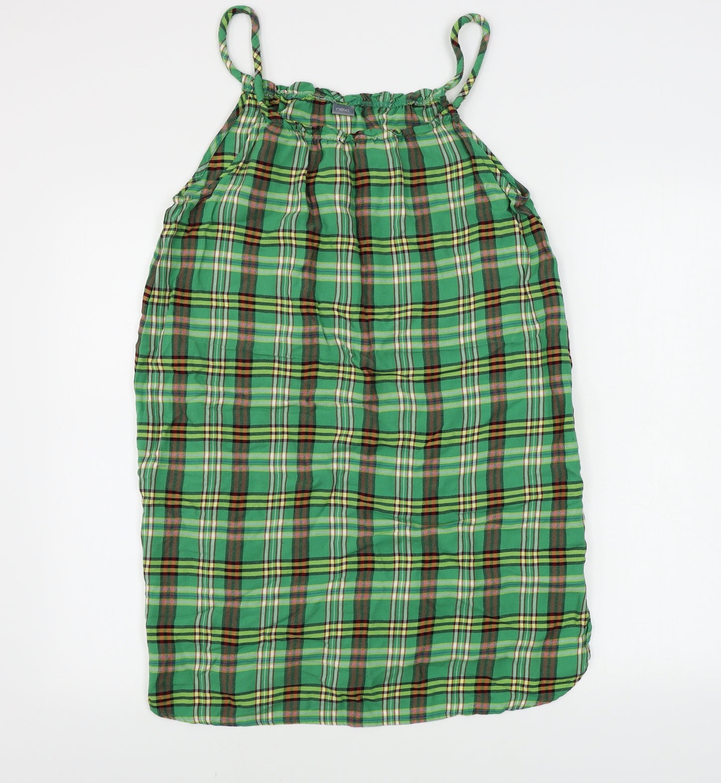 NEXT  Girls Green Check  A-Line  Size 16 Years