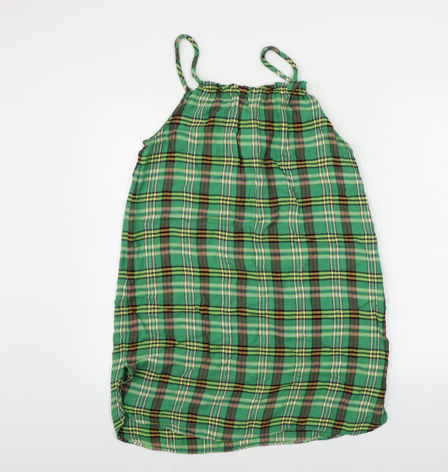 NEXT  Girls Green Check  A-Line  Size 16 Years