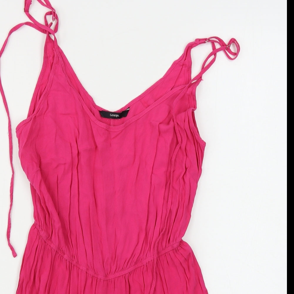 George  Womens Pink   Jumpsuit One-Piece Size 12
