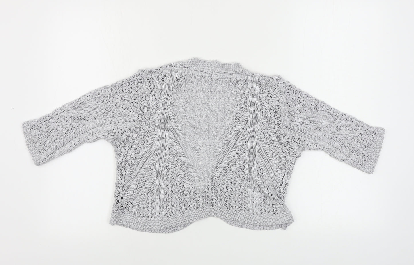Preworn  Womens Grey   Cardigan Jumper Size 10