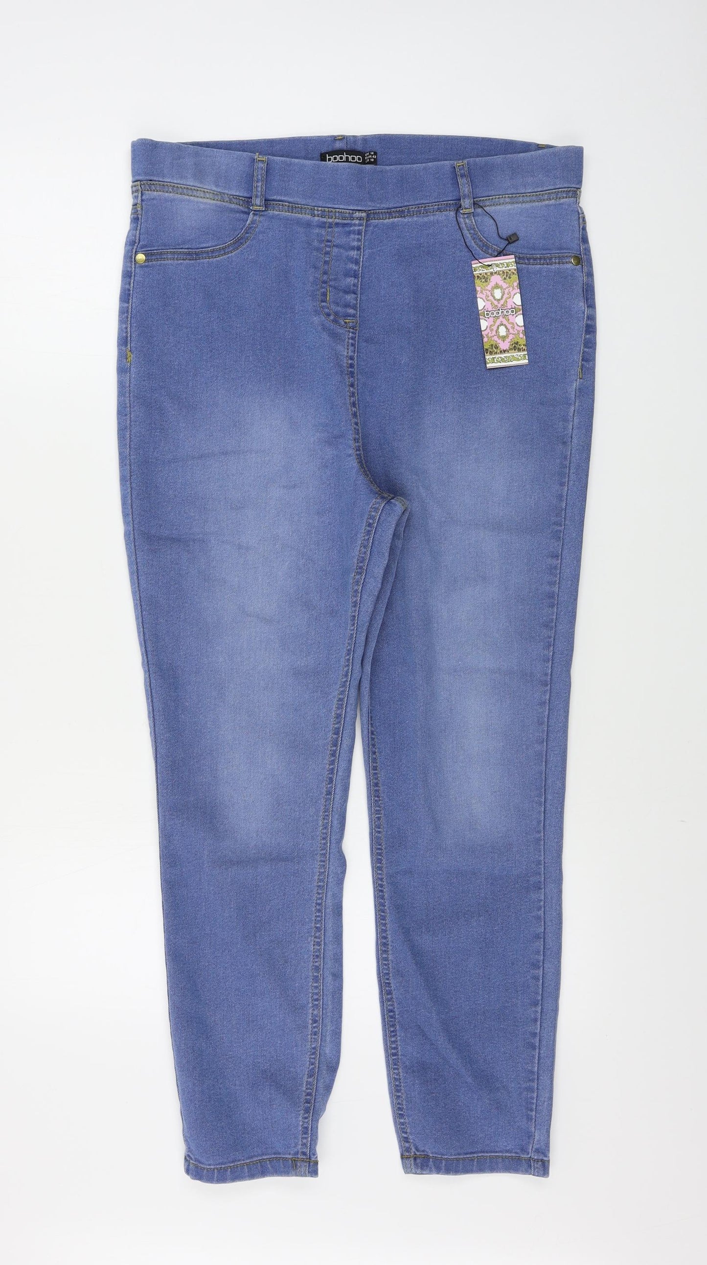 Boohoo  Womens Blue   Jegging Jeans Size 14 L25 in