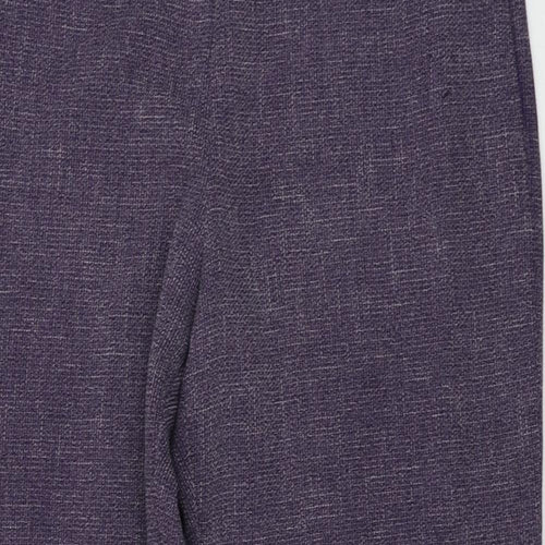 Marks and Spencer  Womens Purple   Trousers  Size 14 L25 in