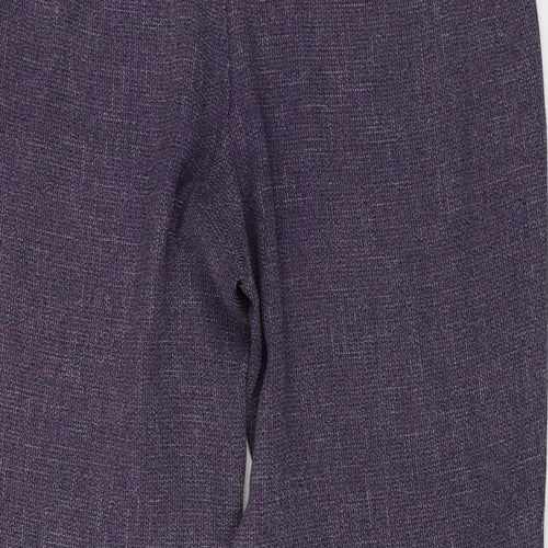 Marks and Spencer  Womens Purple   Trousers  Size 14 L25 in