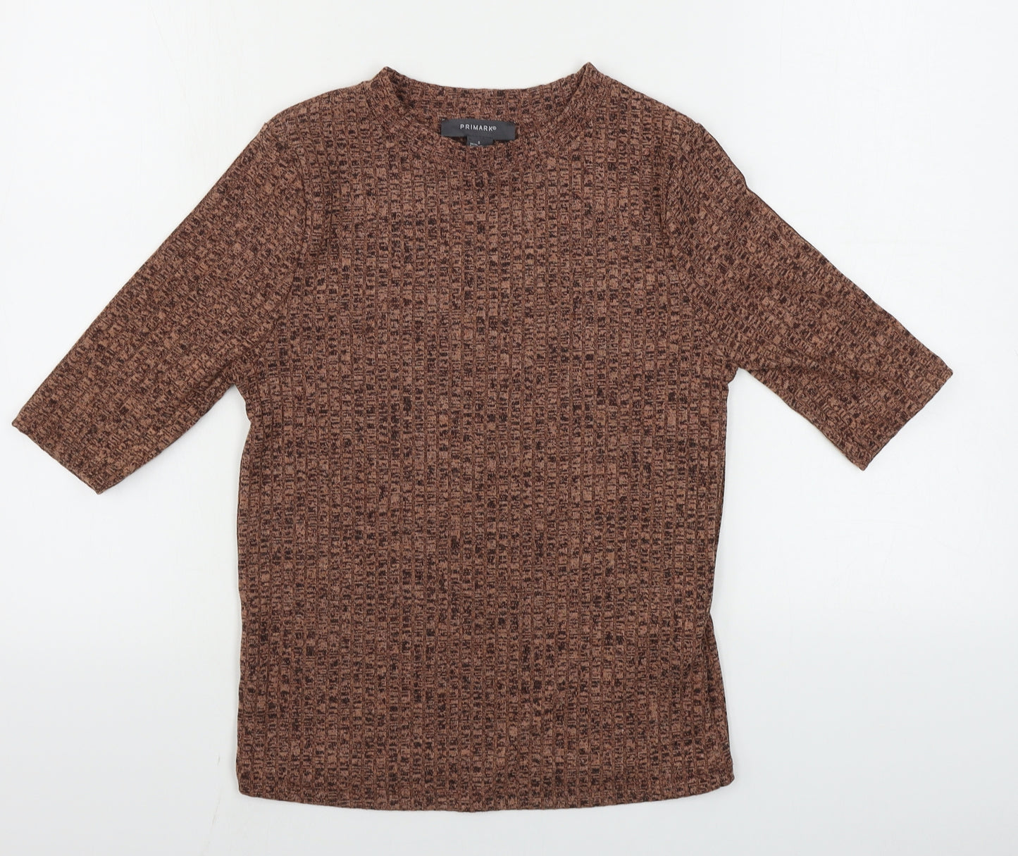 Primark  Womens Brown   Basic T-Shirt Size S