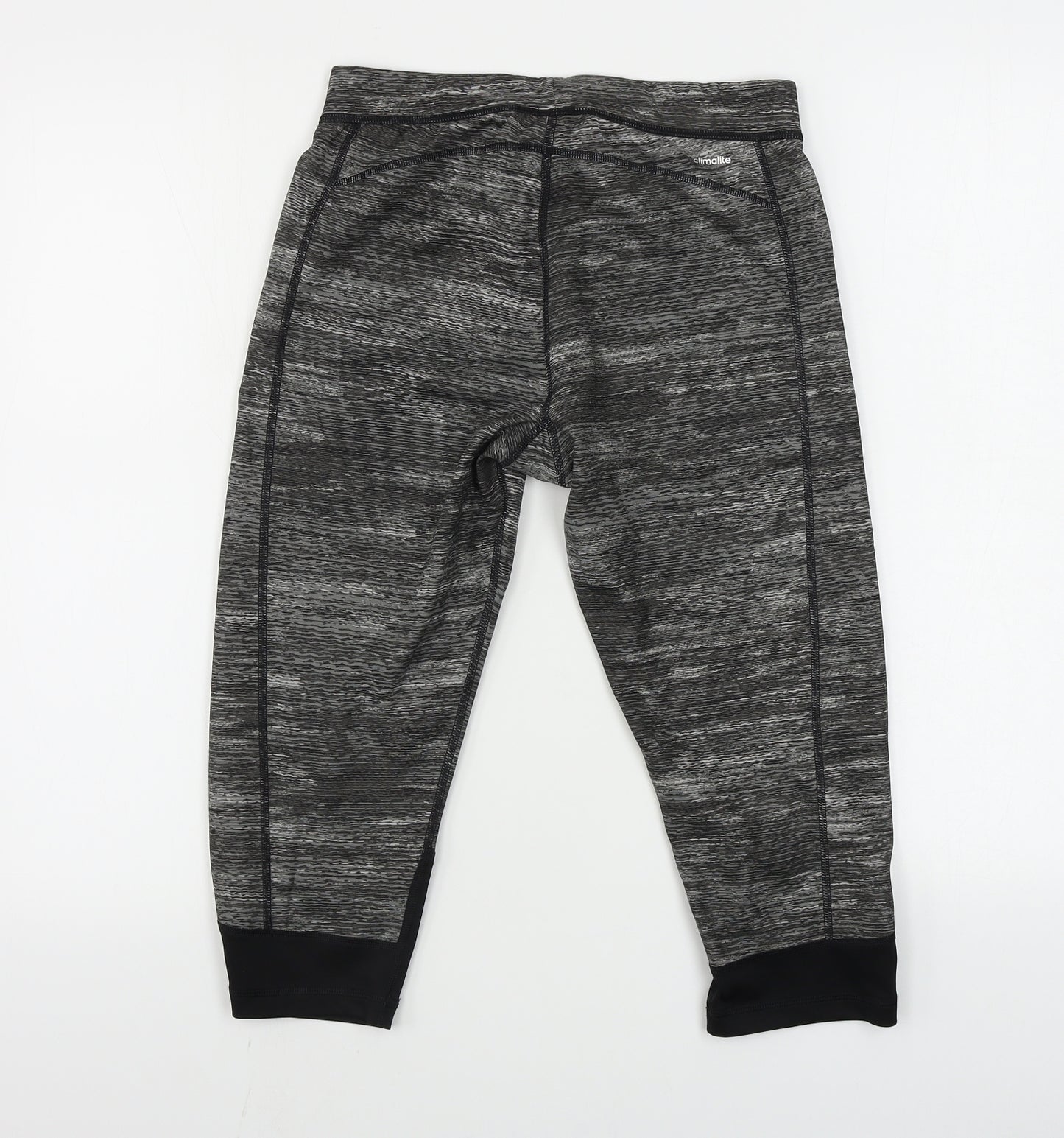 adidas  Womens Grey   Cropped Leggings Size 12