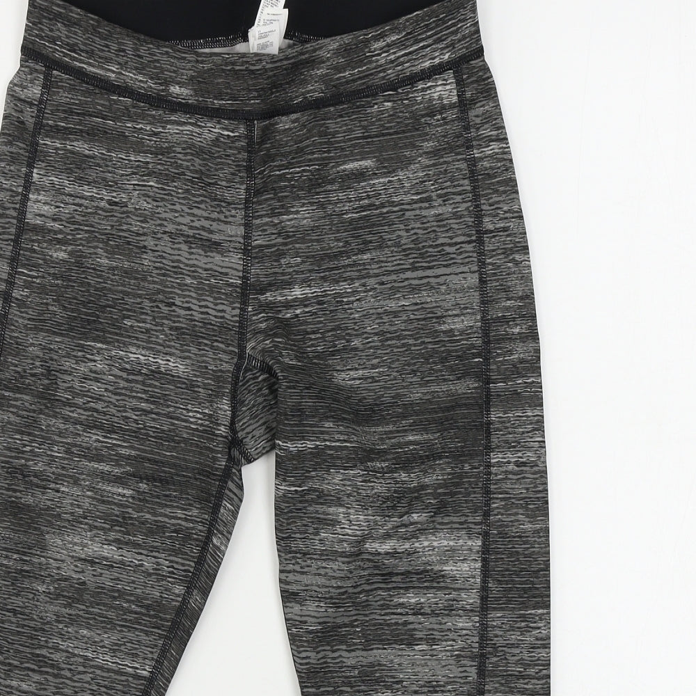 adidas  Womens Grey   Cropped Leggings Size 12