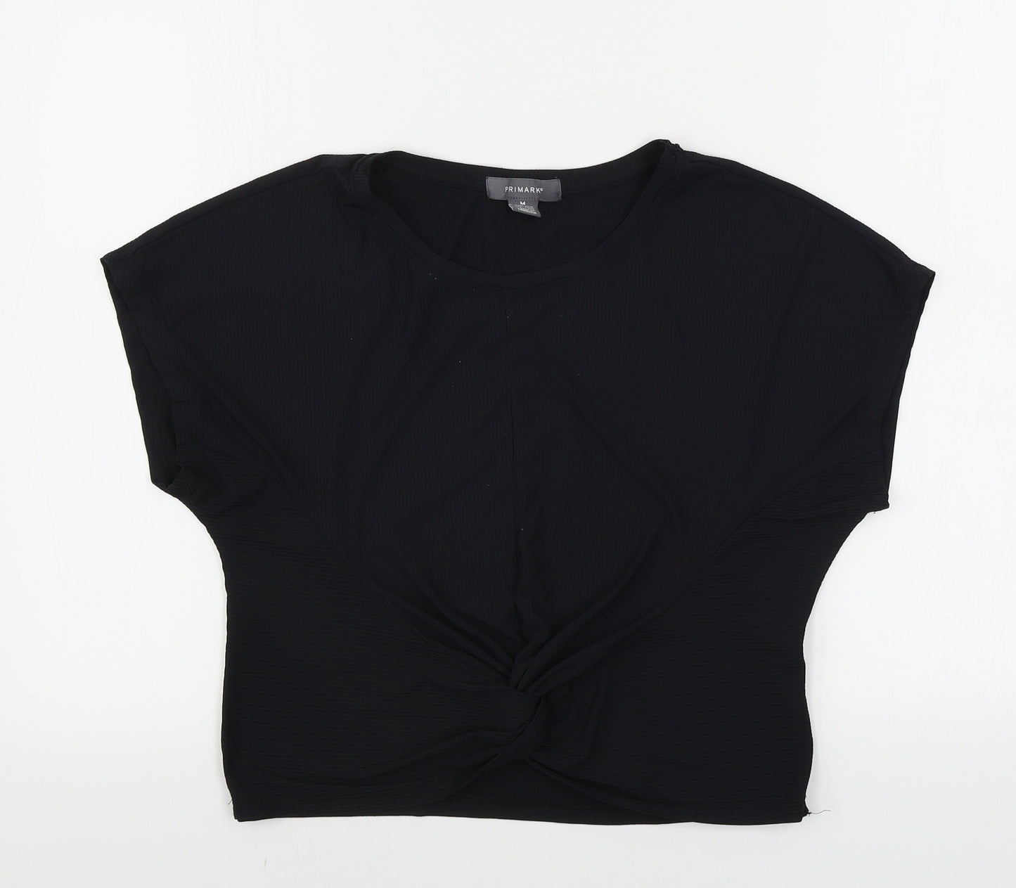 Primark  Womens Black   Cropped T-Shirt Size M