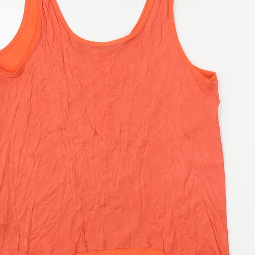 French Connection  Womens Red   Basic Tank Size L