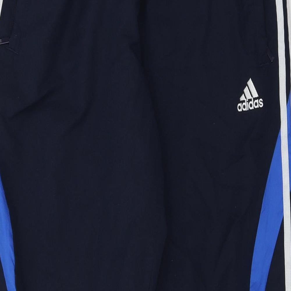 adidas  Mens Blue   Sweatpants Trousers Size L L29 in