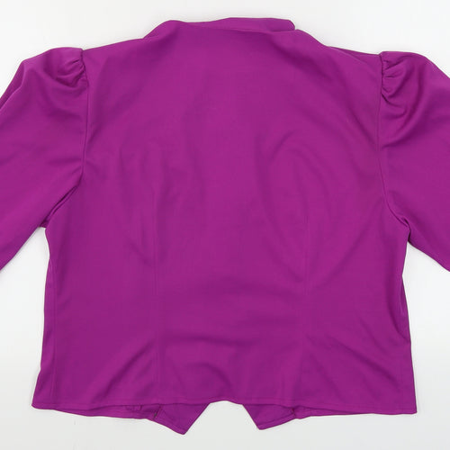 FASHION EXTRA  Womens Purple   Jacket Coat Size 20