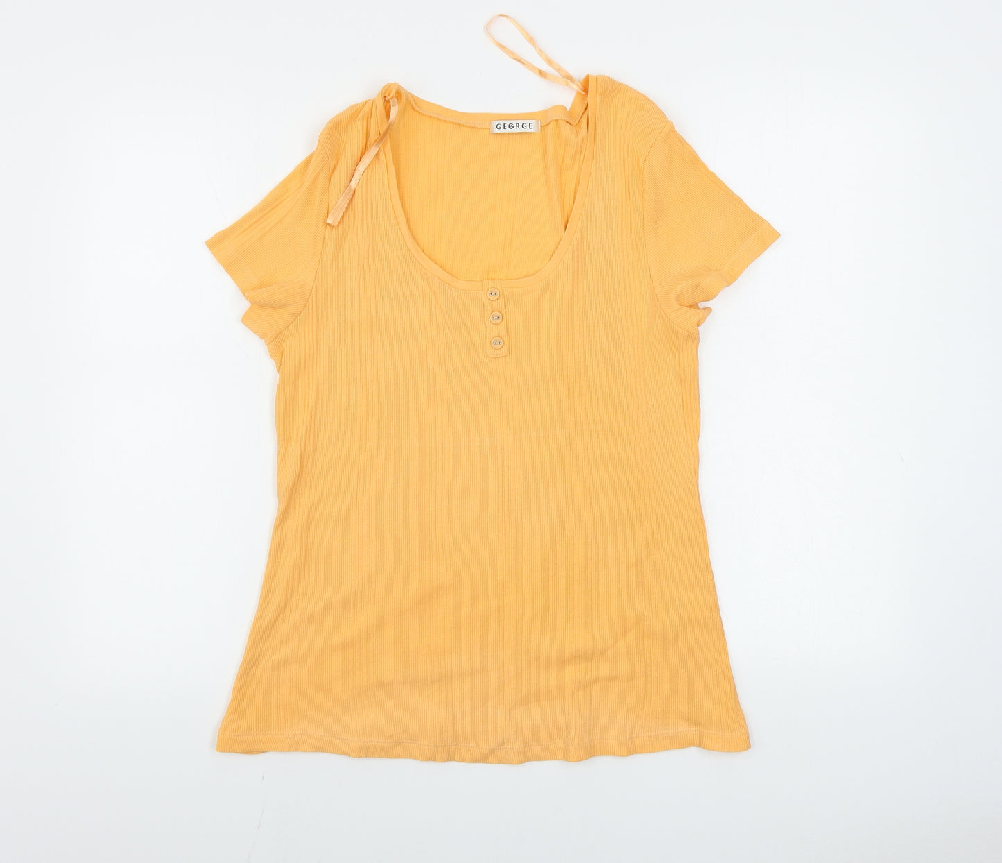 George  Womens Orange   Basic T-Shirt Size 20