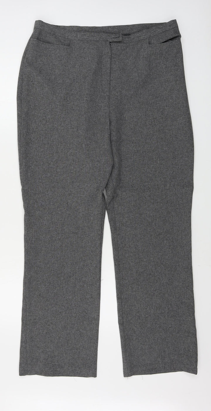 Preworn Womens Grey Trousers Size 20 L29 in