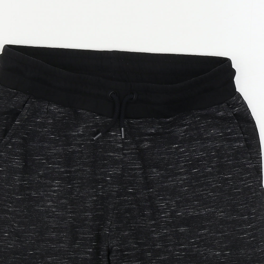 H&M  Boys Black   Sweat Shorts Size 13-14 Years