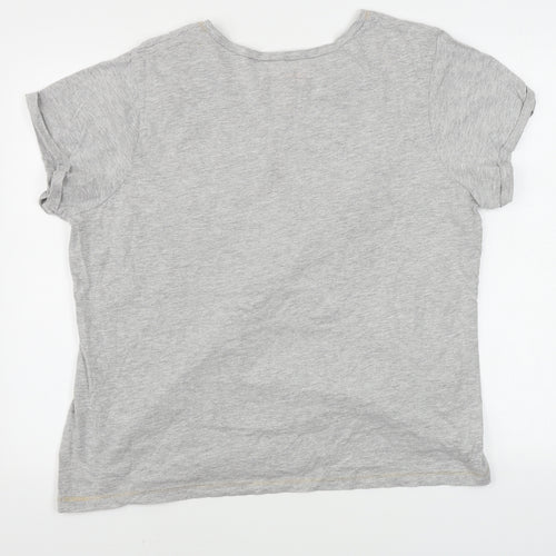 Love Island   Womens Grey   Basic T-Shirt Size XL  - Love Island