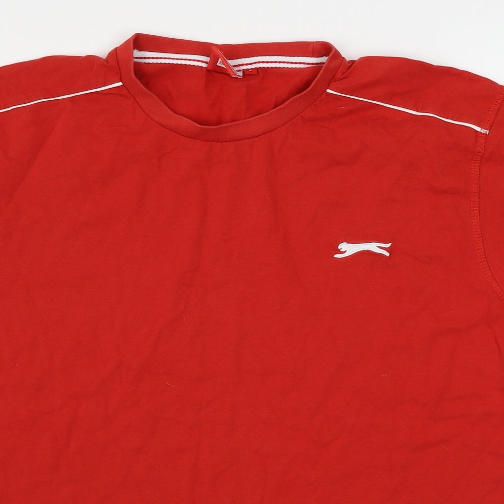 Slazenger  Mens Red    T-Shirt Size L