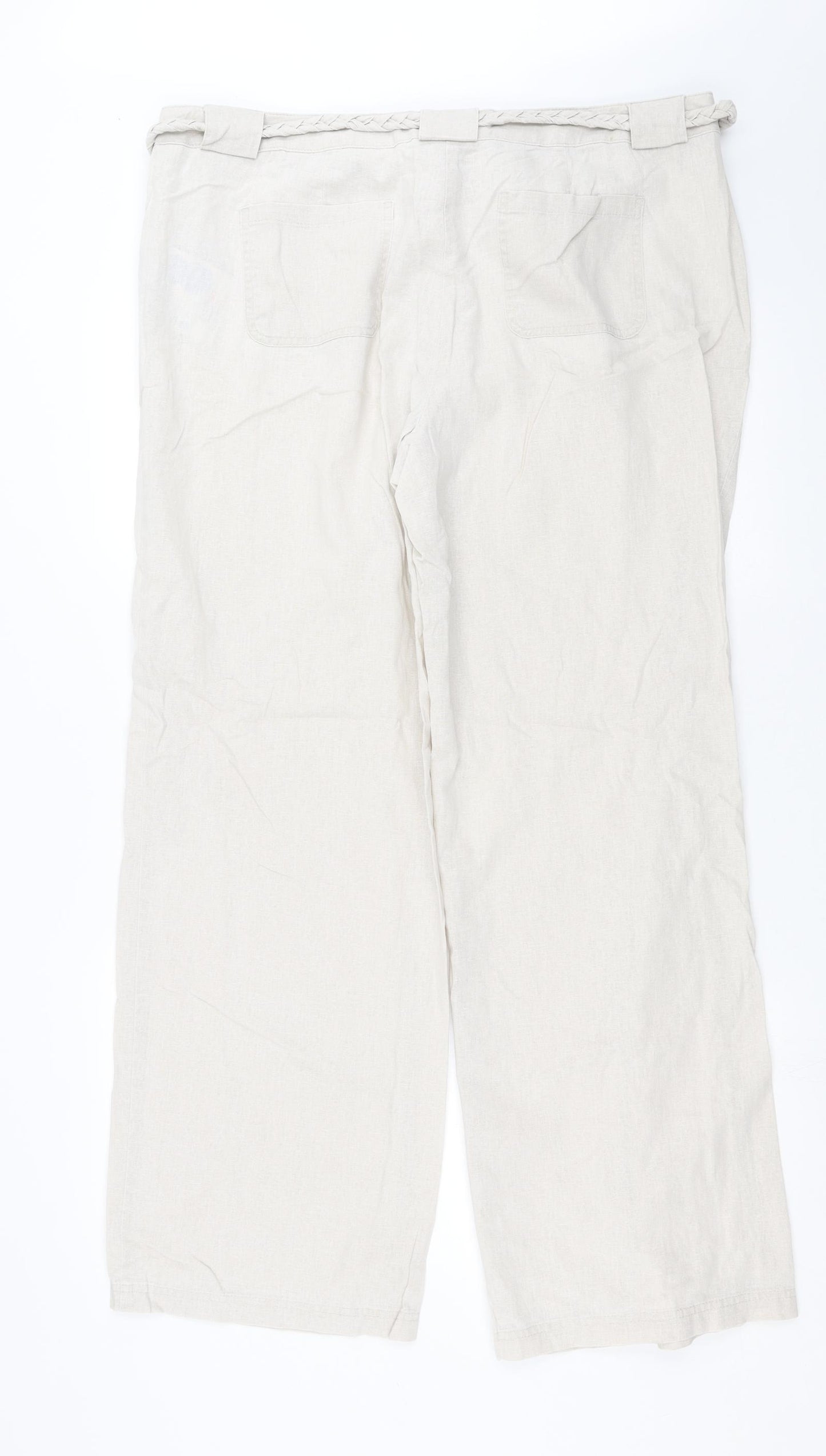 South Womens Beige   Trousers  Size 18 L31 in