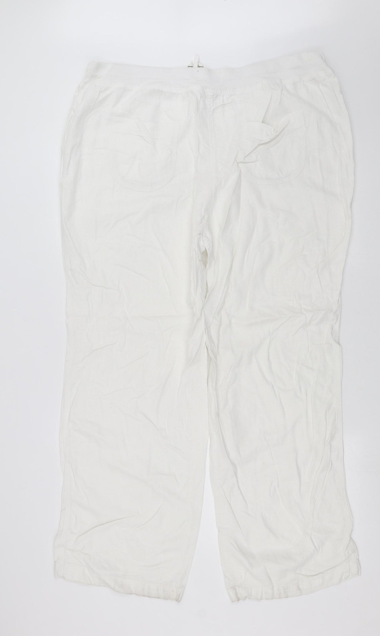 Rogers + Rogers Womens White   Trousers  Size 20 L30 in