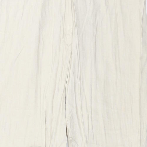 Preworn Womens Beige   Cropped Trousers Size 34 in L23 in