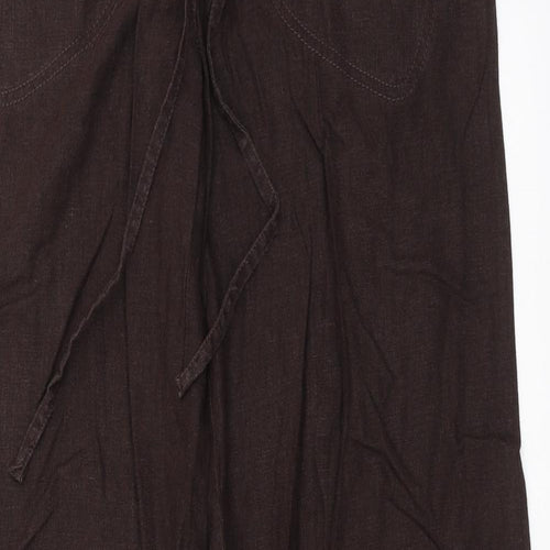 NEXT Womens Brown   Trousers  Size 12 L31 in