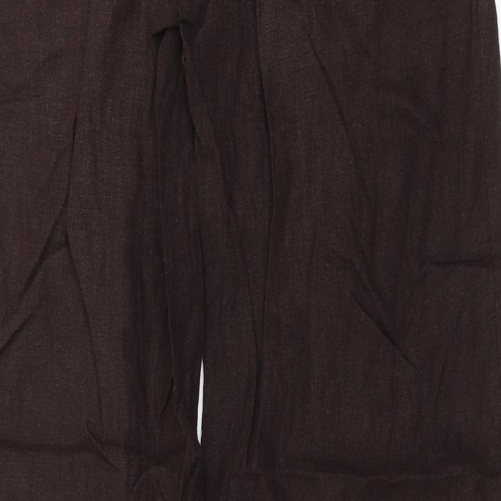 NEXT Womens Brown   Trousers  Size 12 L31 in
