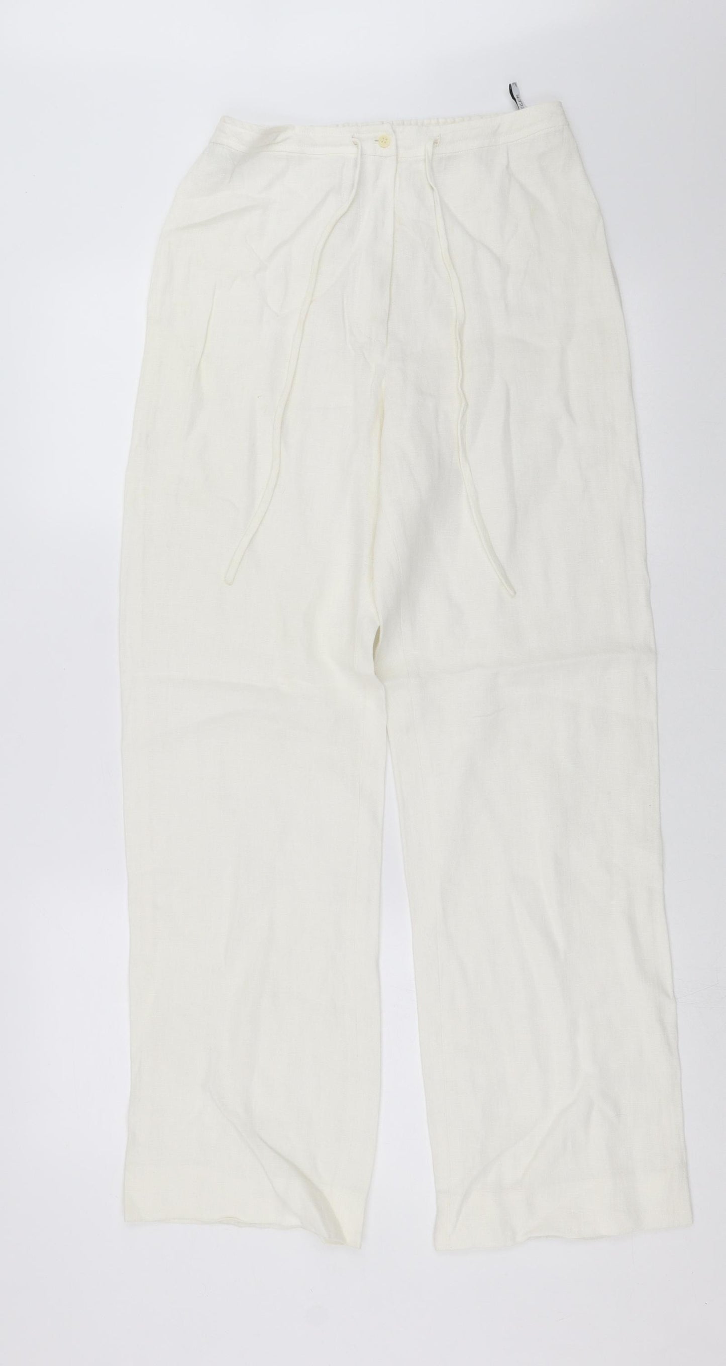 Jaeger Womens White   Trousers  Size S L29 in