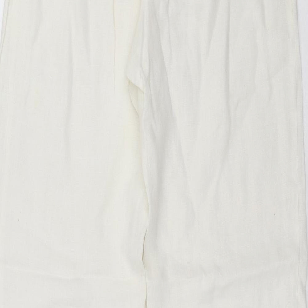 Jaeger Womens White   Trousers  Size S L29 in