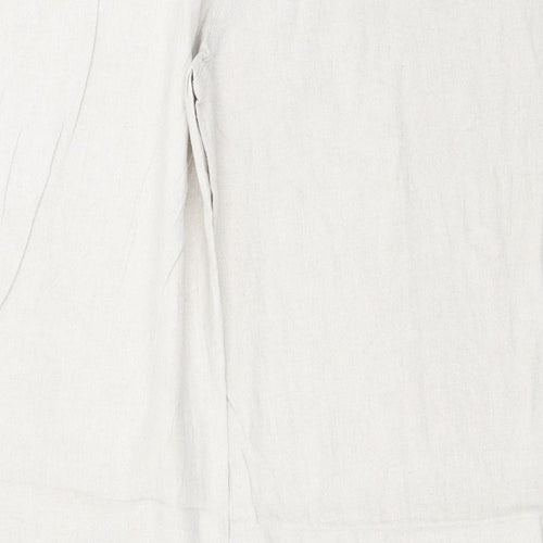 Mia Moda Womens Beige   Trousers  Size 16 L28 in