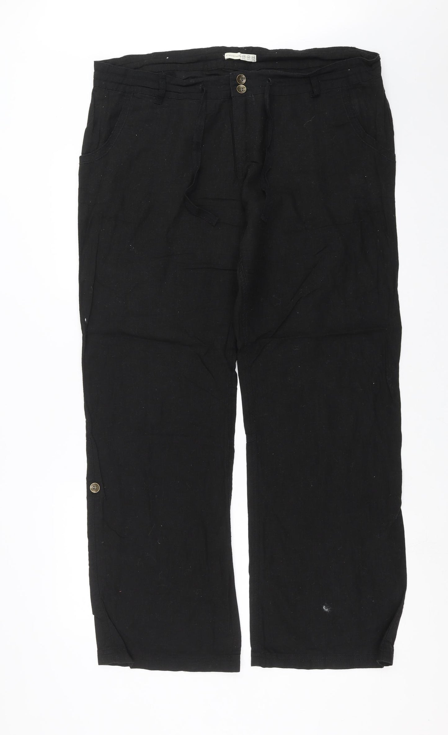 Primark Womens Black   Trousers  Size 18 L31 in