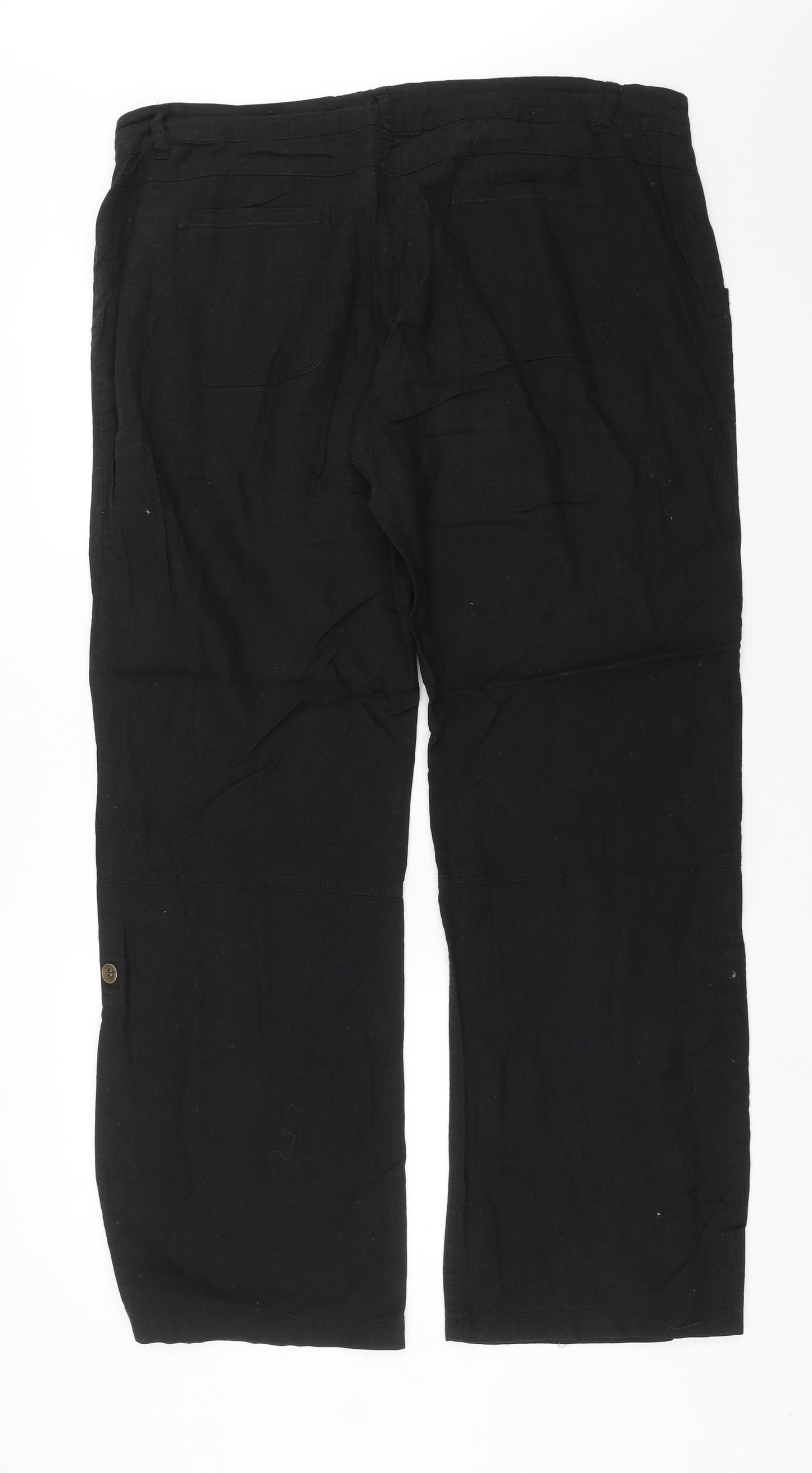 Primark Womens Black   Trousers  Size 18 L31 in