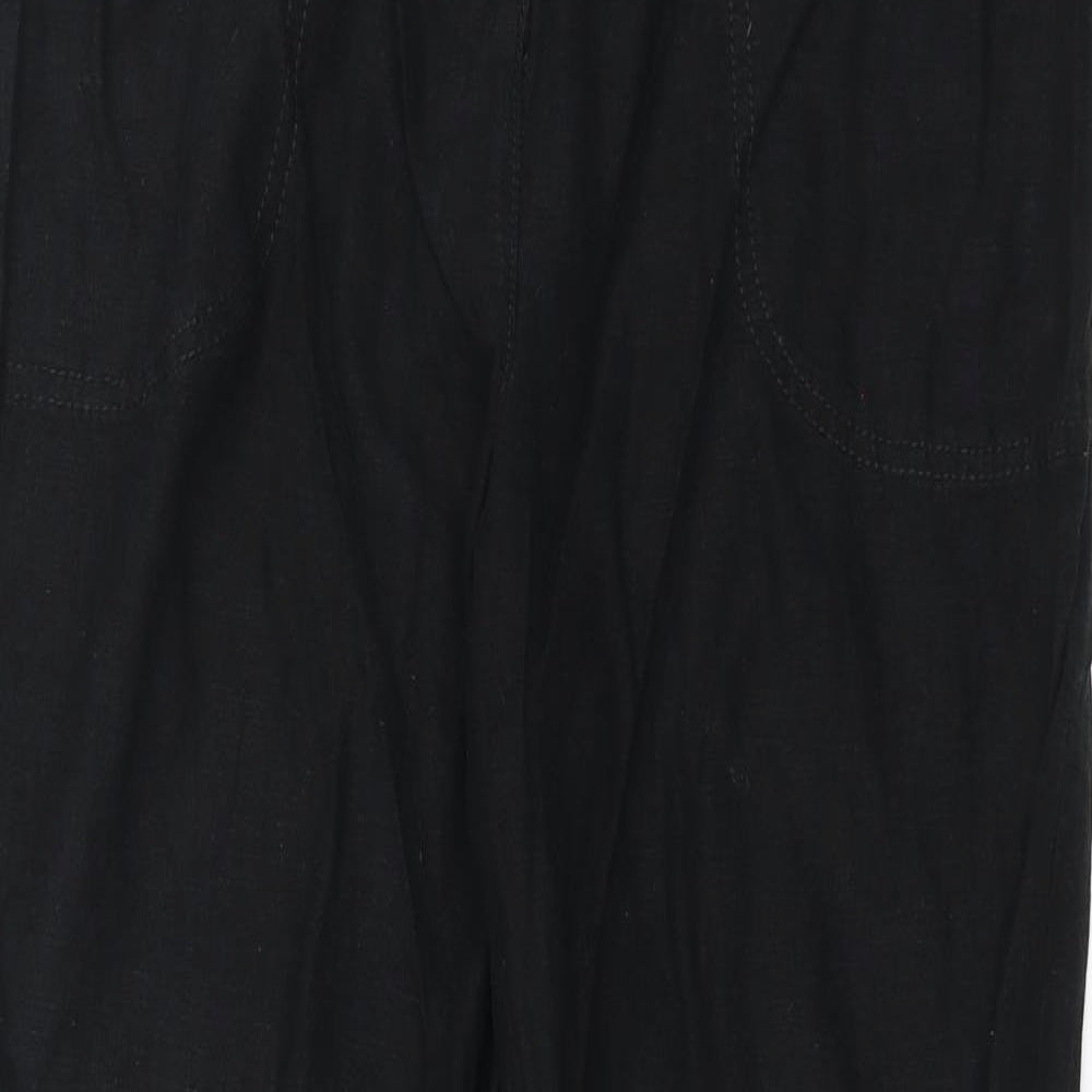 Marks and Spencer Womens Black   Trousers  Size 14 L29 in