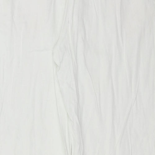 Zara Womens White   Trousers  Size S L27 in