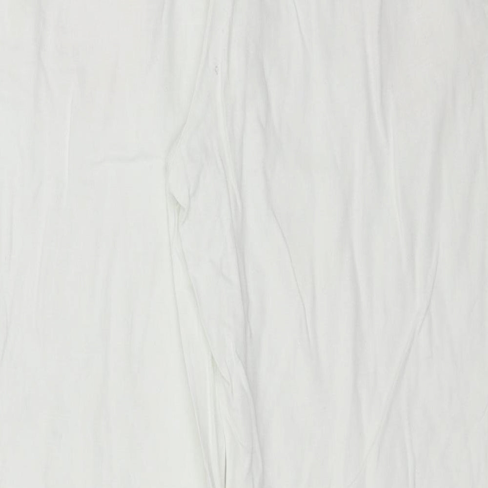 Zara Womens White   Trousers  Size S L27 in