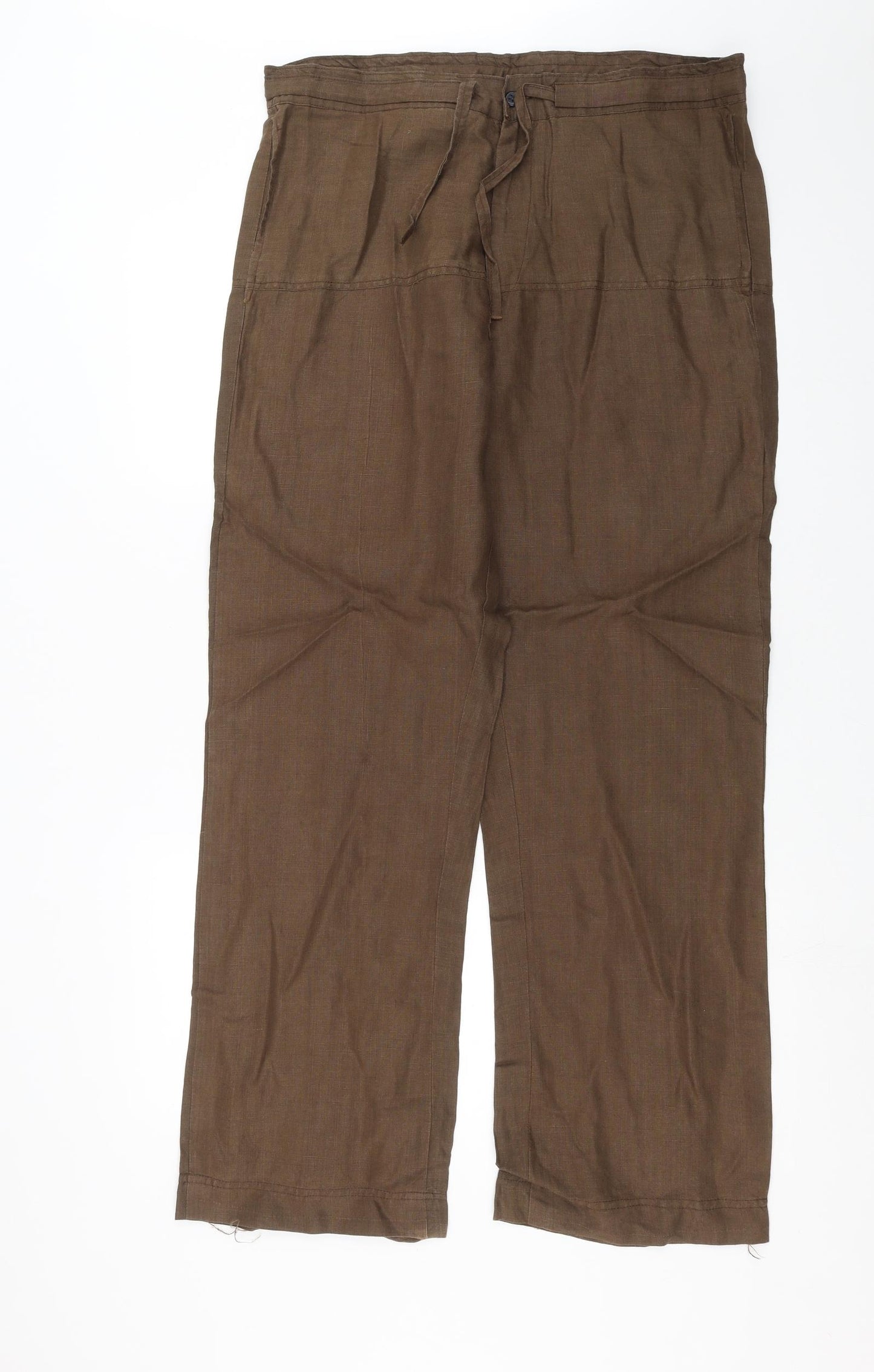 Preworn Womens Brown   Trousers  Size 34 in L32 in
