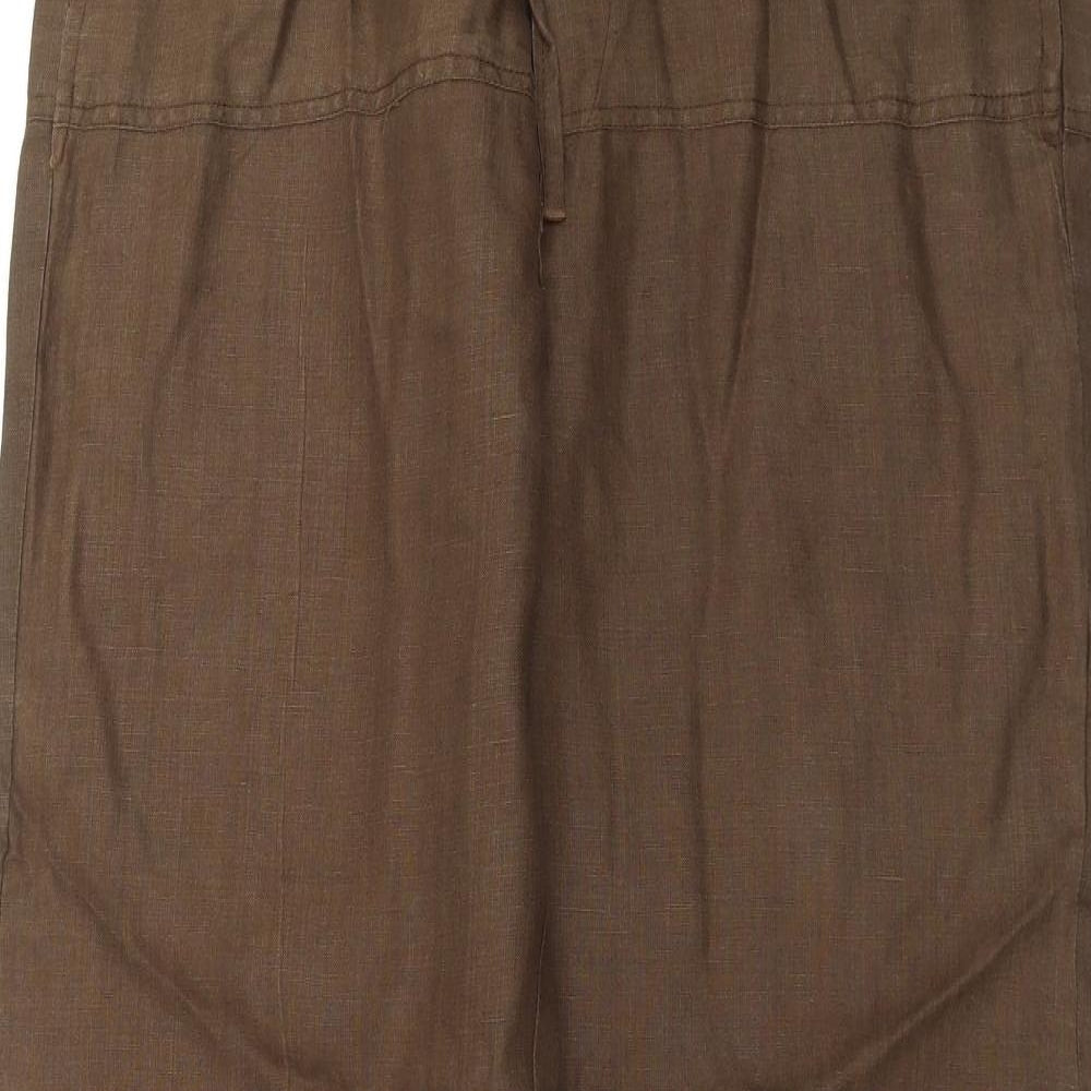 Preworn Womens Brown   Trousers  Size 34 in L32 in