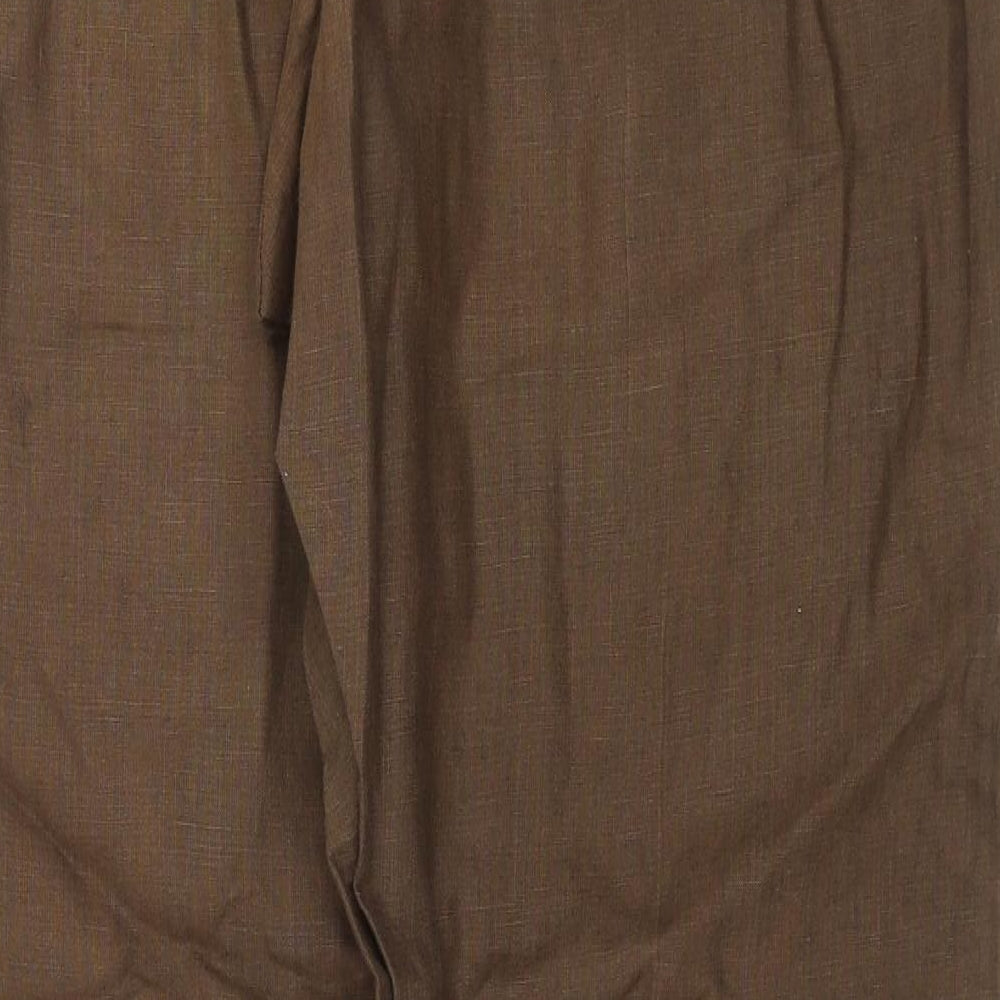 Preworn Womens Brown   Trousers  Size 34 in L32 in