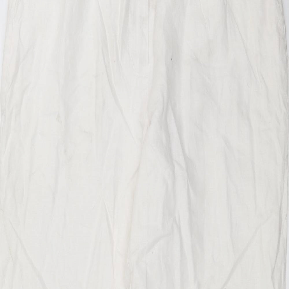 Maine New England Womens White   Trousers  Size 12 L29 in
