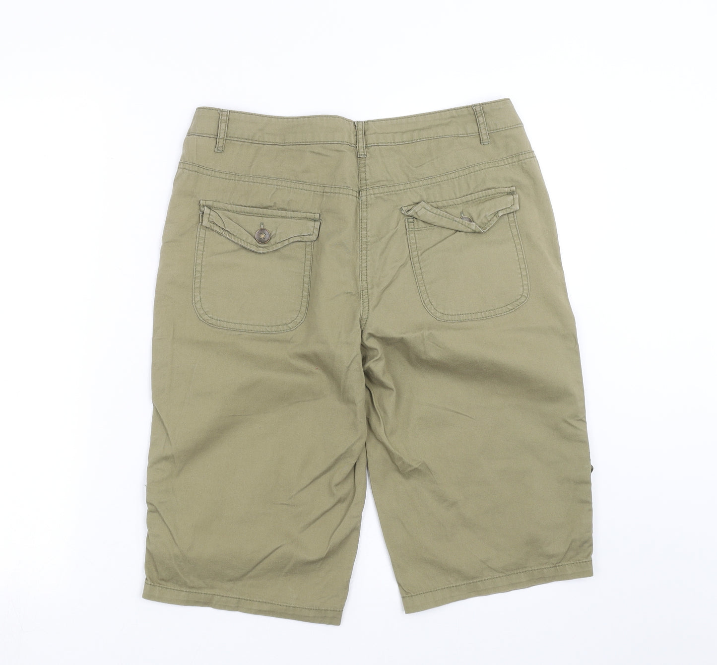 F&F Womens Green   Bermuda Shorts Size 10
