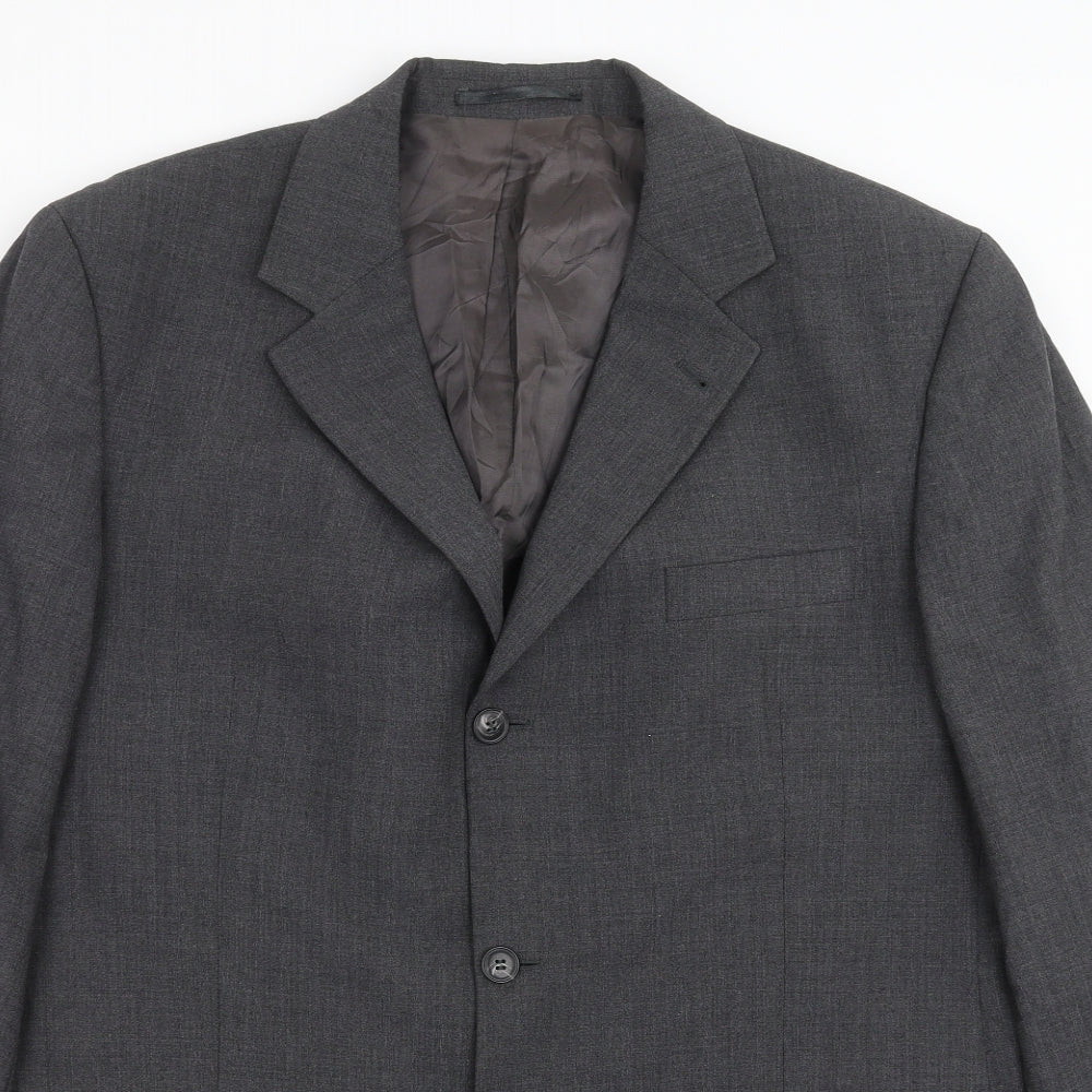 s.Oliver Mens Grey   Jacket Suit Jacket Size 44