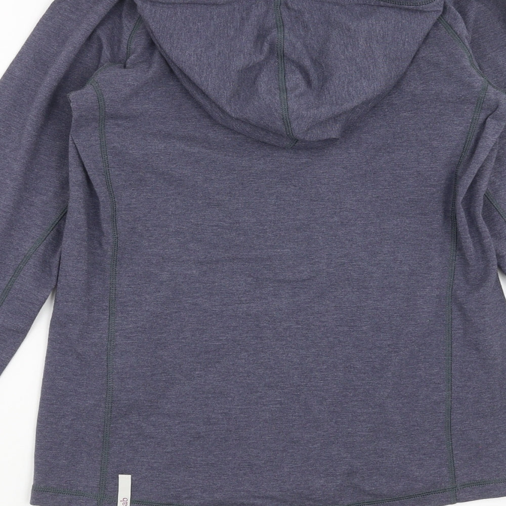 RAB Womens Blue   Full Zip Hoodie Size 10