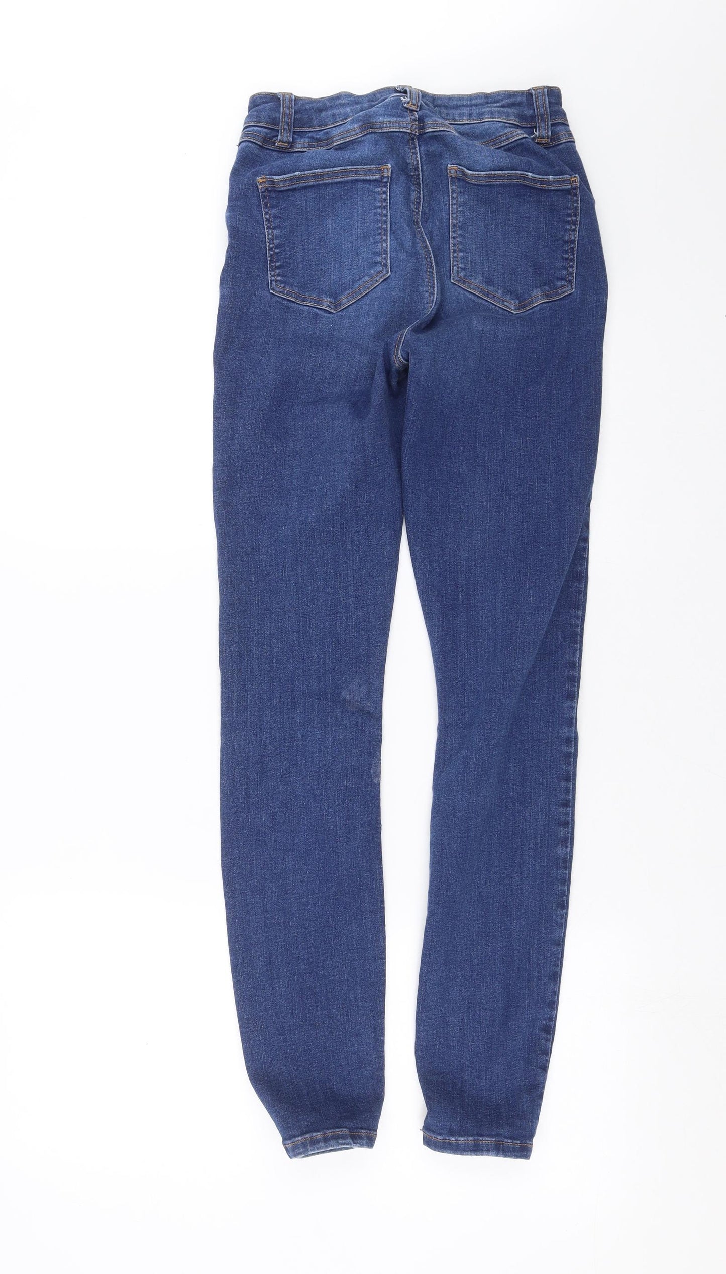 Primark Womens Blue  Denim Skinny Jeans Size 8 L29 in