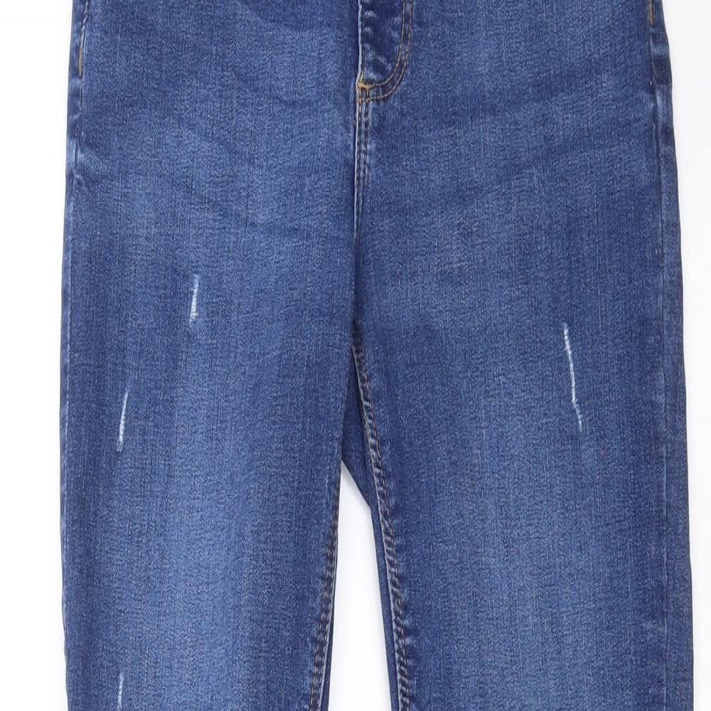 Primark Womens Blue  Denim Skinny Jeans Size 8 L29 in