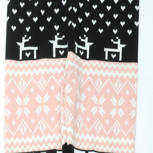 New Look Girls Pink Geometric Knit  Pyjama Pants Size 10-11 Years