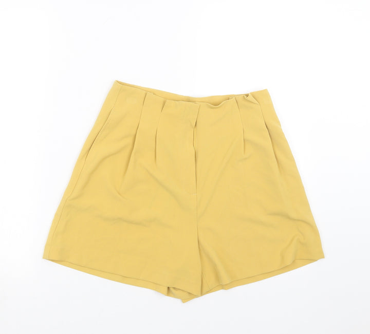 Primark Womens Yellow   Hot Pants Shorts Size 10